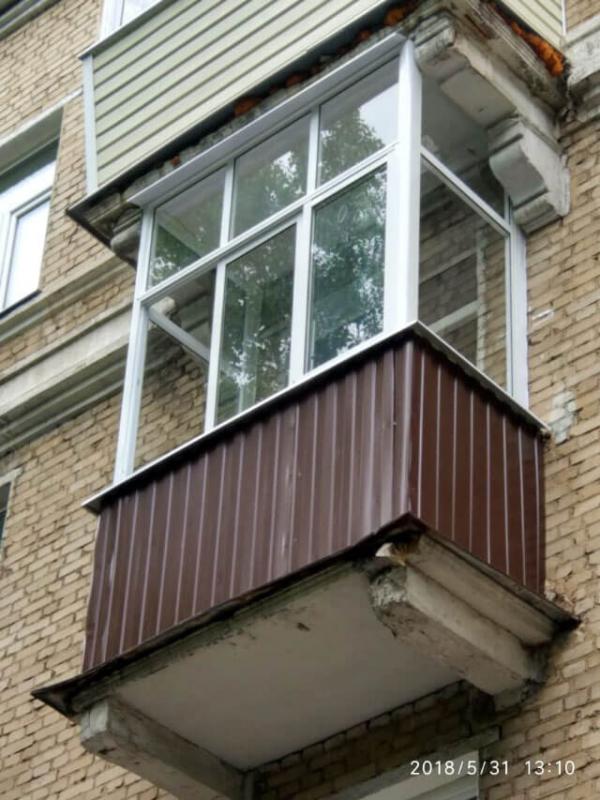 Остекление балконов 7