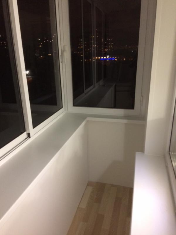 Отделка балкона 14